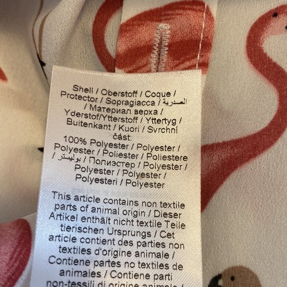 B. Young Flamingo Print Sleeveless Blouse - Picture 3 of 7